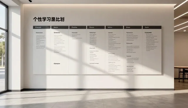个性化学习规划:如何高效选型与应用
